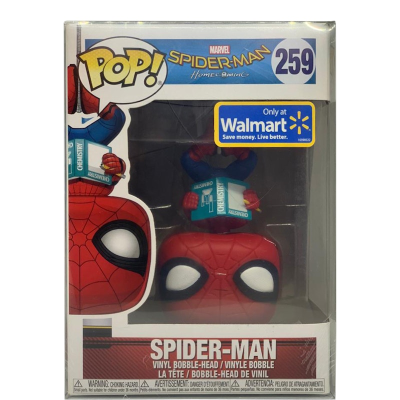 Funko Pop! Marval Spider-Man Homecoming Spider-Man Walmart Exclusive Figure #259