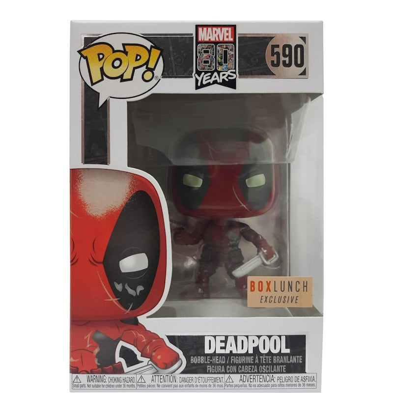 Funko Pop! Marvel 80 Years Deadpool Box Lunch Exclusive Figure #590