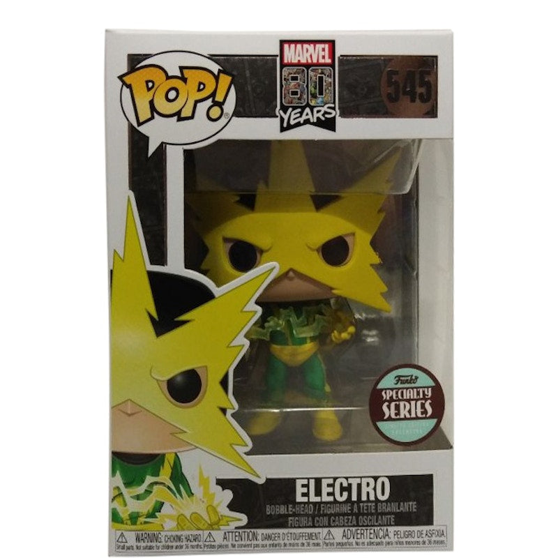 Funko Pop! Marvel 80 Years Electro Funko Specialty Series Figure #545