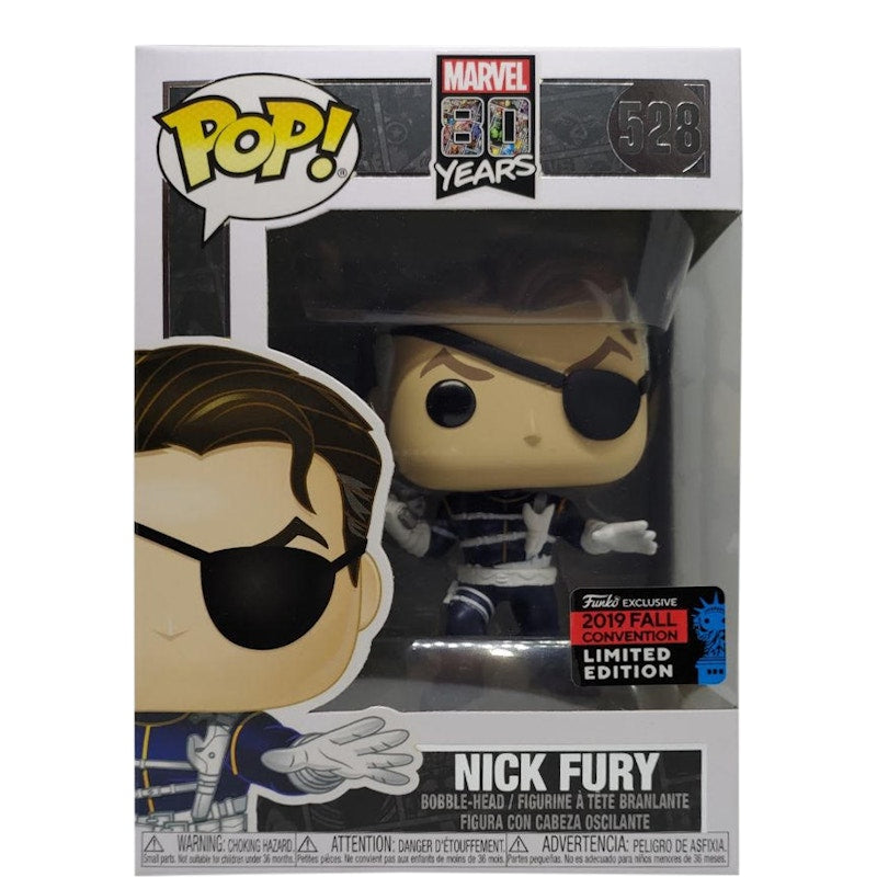 Funko Pop! Marvel 80 Years Nick Fury Fall Convention Edition Bobble-Head Figure #528