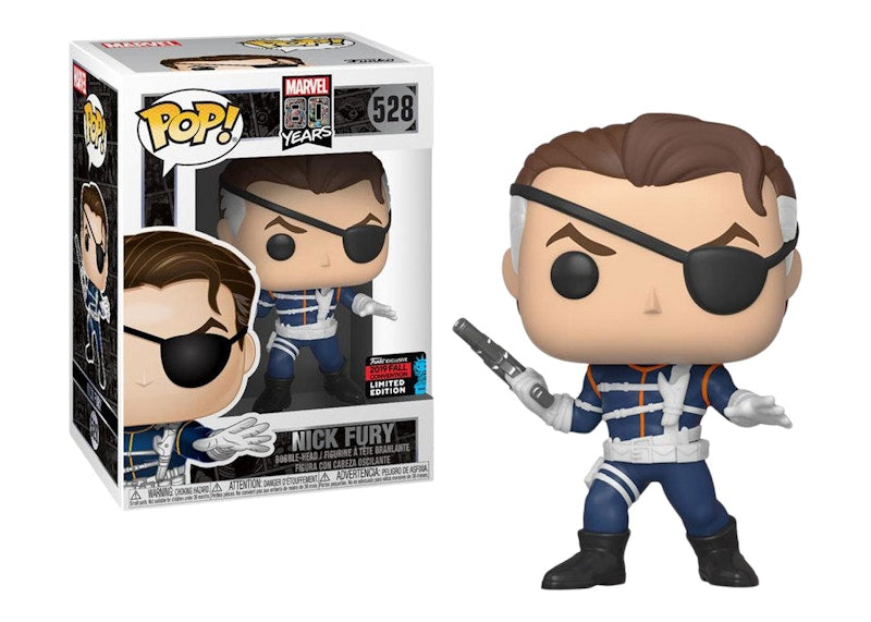Funko Pop! Marvel 80th Anniversary Nick Fury Fall Convention Exclusive Figure #528