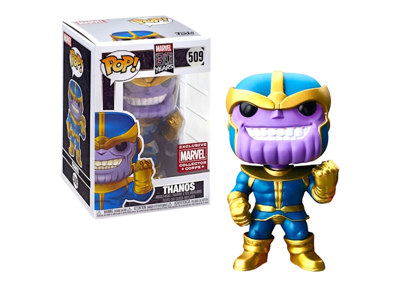 Funko Pop! Marvel 80th Anniversary Thanos Collector Corps Exclusive Figure #509