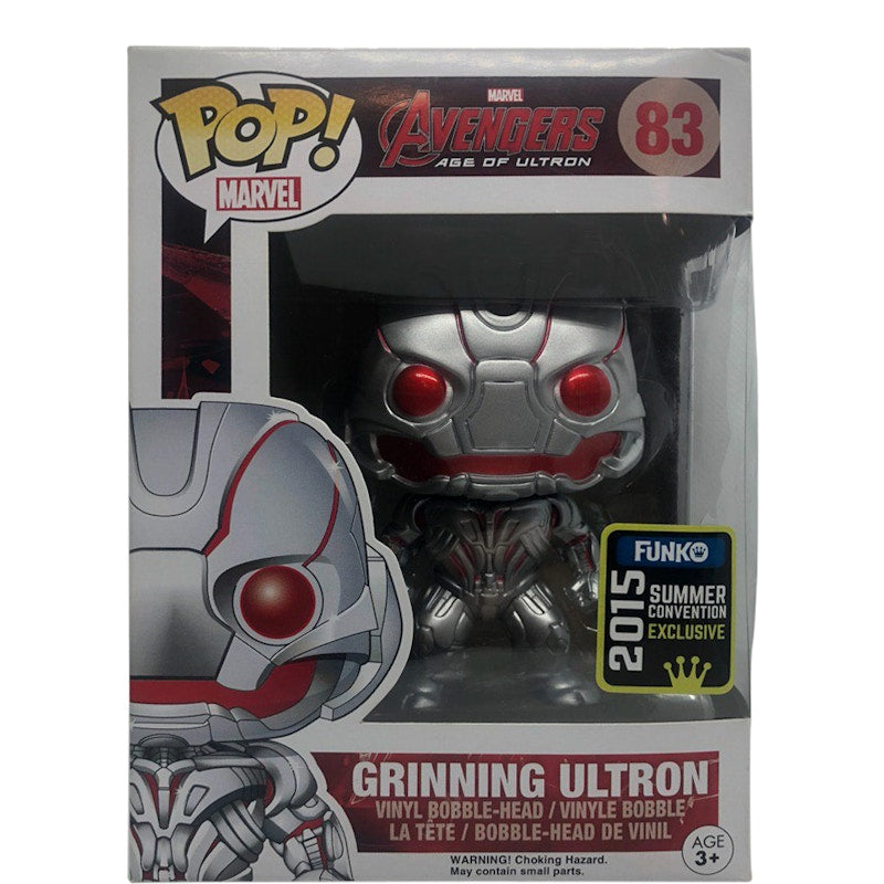 Funko Pop! Marvel Avengers Age of Ultron Grinning Ultron Summer Convention Exclusive Figure #83