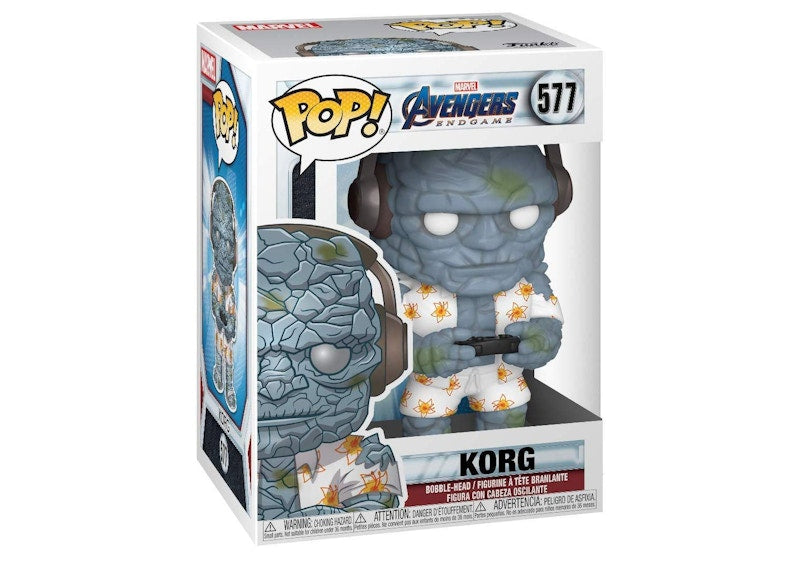 Funko Pop! Marvel Avengers Endgame Gamer Korg Figure #577