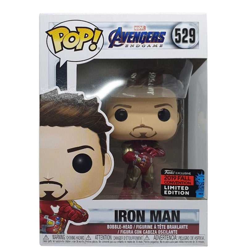 Funko Pop! Marvel Avengers Endgame Iron Man Fall Convention Bobble-Head Figure #529