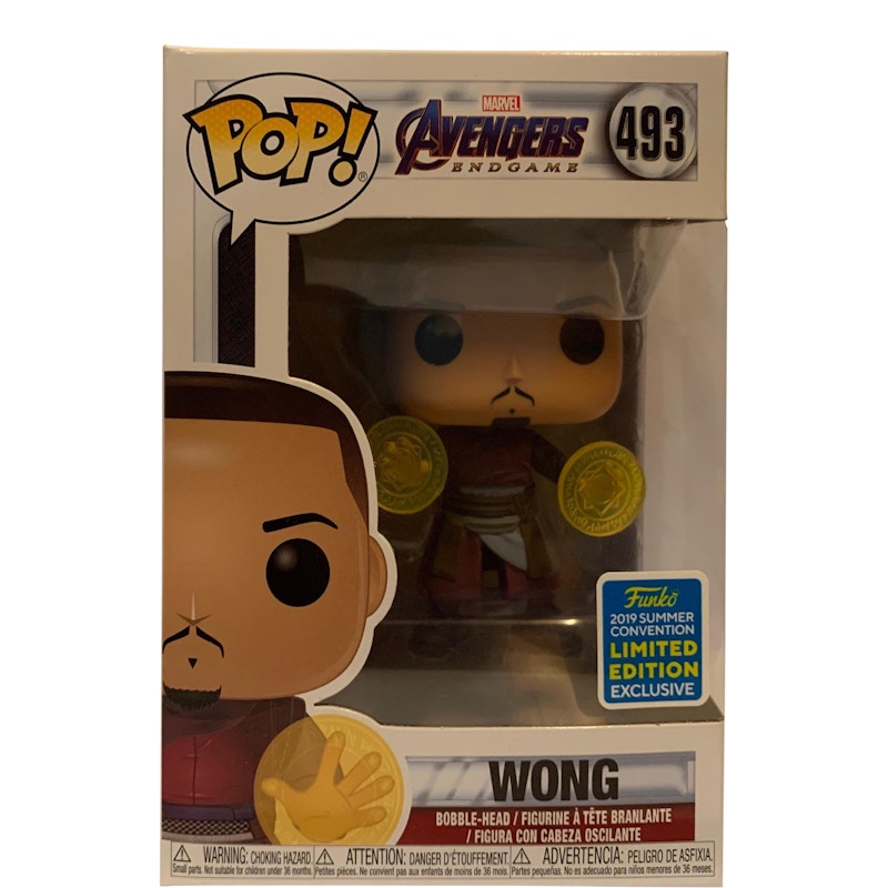 Funko Pop! Marvel Avengers Endgame Wong Summer Convention Bobble-Head Figure #493
