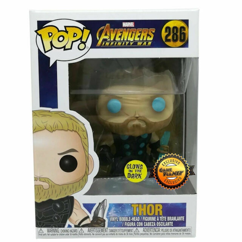 Funko Pop! Marvel Avengers Infinity War Thor w Stormbreaker Game Planet Exclusive Bobble-Head Figure # 286