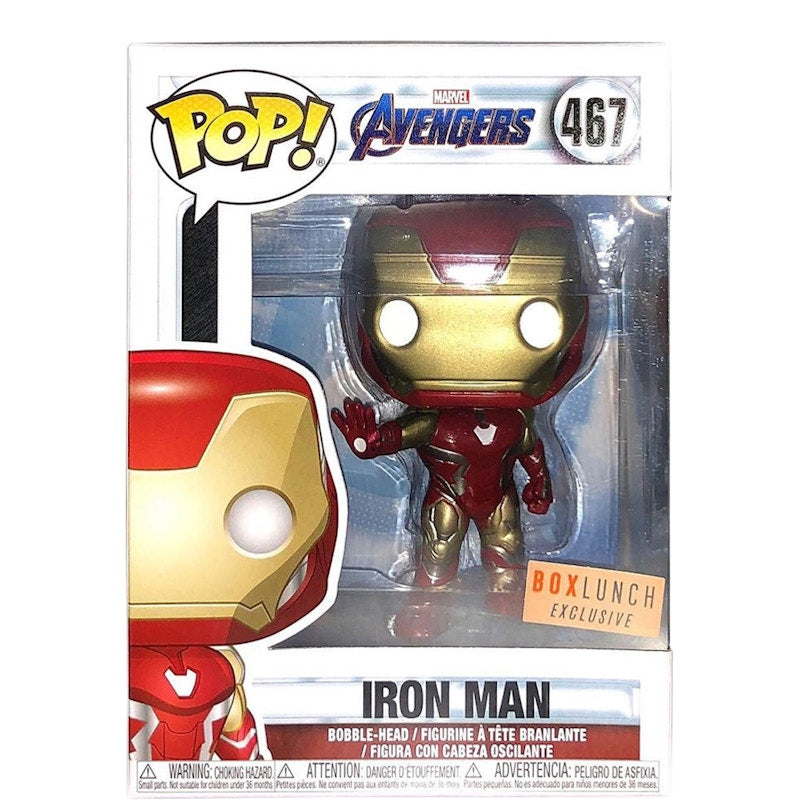Funko Pop! Marvel Avengers Iron Man Box Lunch Exclusive Bobble-Head Figure #467