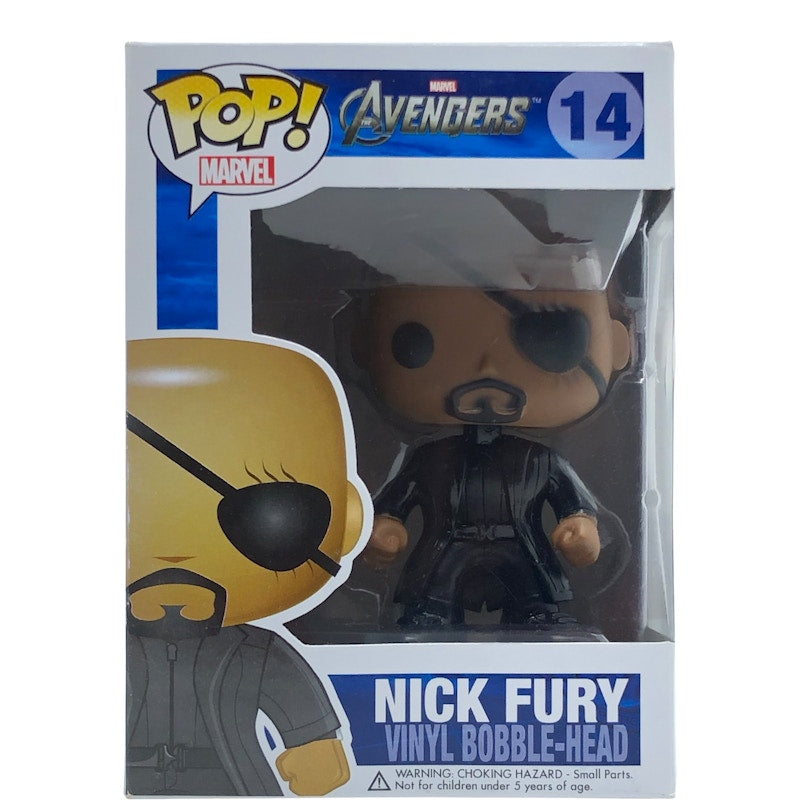 Funko Pop! Marvel Avengers Nick Fury Bobble-Head Figure #14