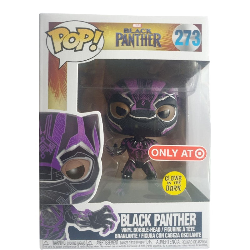 Funko Pop! Marvel Black Panther (Glow) Target Exclusive Bobble-Head Figure #273