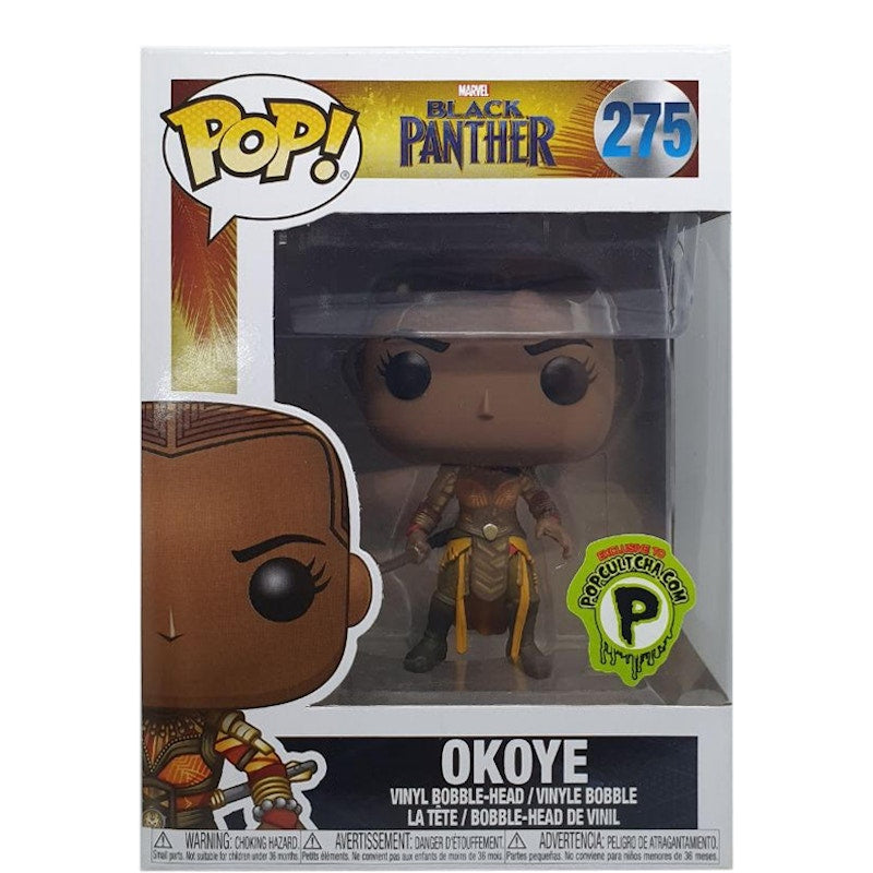 Funko Pop! Marvel Black Panther Okoya Popculture Exclusive Figure #275