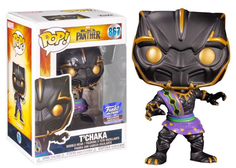 Funko Pop! Marvel Black Panther T'Chaka Funko Hollywood Exclusive Figure #867