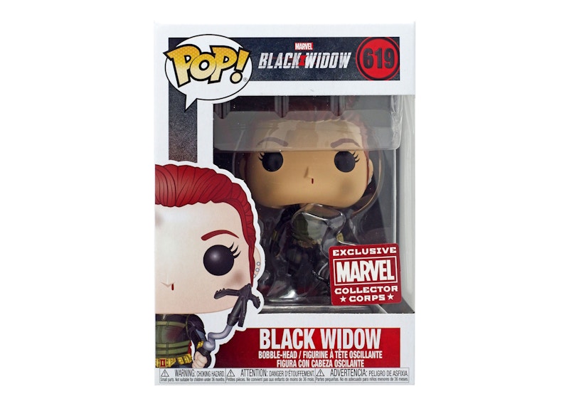 Funko Pop! Marvel Black Widow Black Widow Collectors Corp Exclusive Figure #619