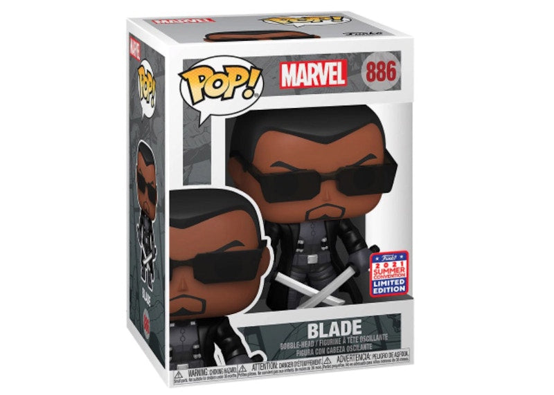 Funko Pop! Marvel Blade 2021 Summer Convention Exclusive Figure #886
