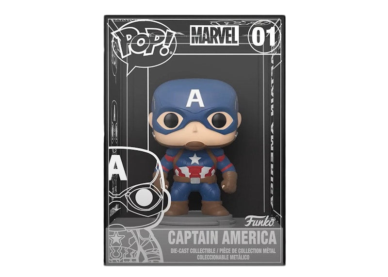 Funko Pop! Marvel Captain America Die Cast Figure #01