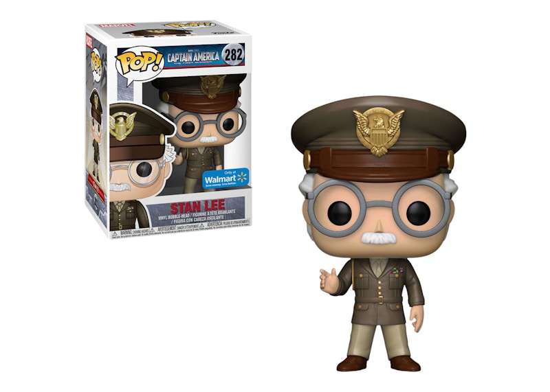 Funko Pop! Marvel Captain America The First Avenger Stan Lee Walmart Exclusive Figure #282