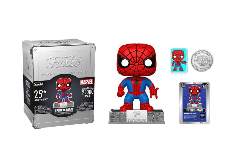 Funko Pop! Marvel Classics Spider-Man 25th Anniversary Figure #03C