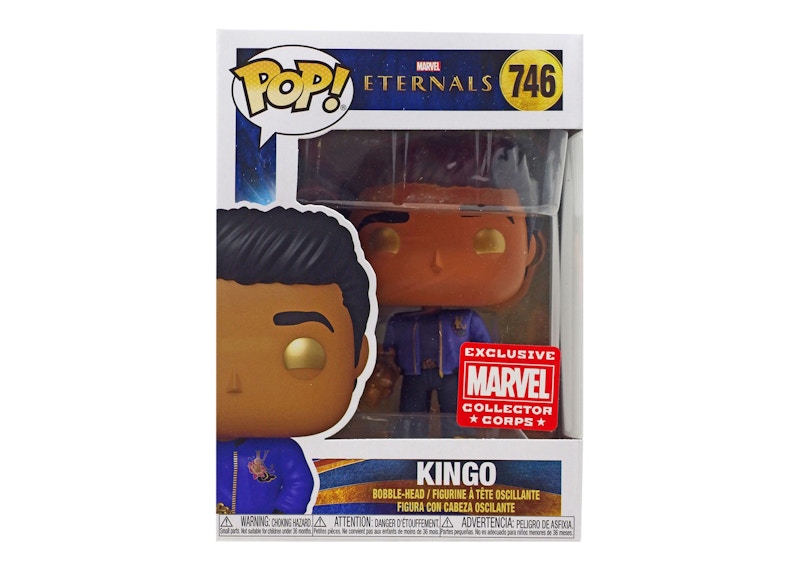 Funko Pop! Marvel Eternals Kingo Collector Corps Exclusive Figure #746