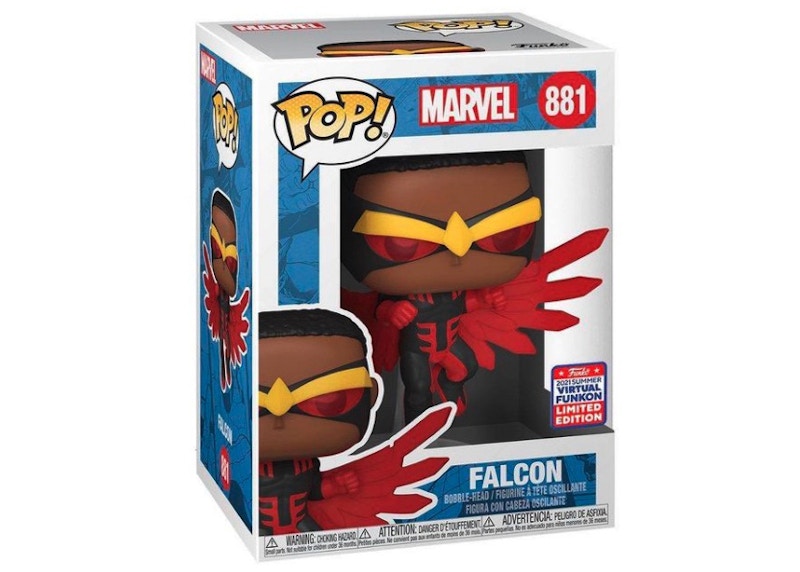 Funko Pop! Marvel Falcon 2021 Summer Virtual Funkon Exclusive Figure #881