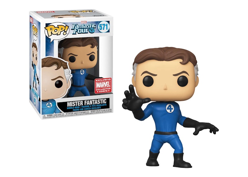Funko Pop! Marvel Fantastic Four Mister Fantastic Collector Corps Exclusive Figure #571