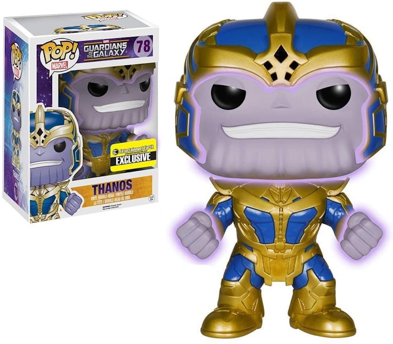 Funko Pop! Marvel Guardians of the Galaxy Thanos Entertainment Earth Exclusive 6 Inch Figure #78