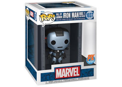 Funko Pop! Marvel Hall of Armor: Iron Man Model 11 War Machine PX Previews Exclusive Figure #1037