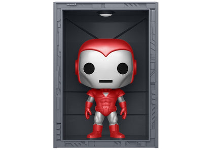 Funko Pop! Marvel Hall of Armor: Iron Man Model 8 Silver Centurion PX Previews Exclusive Figure #1038