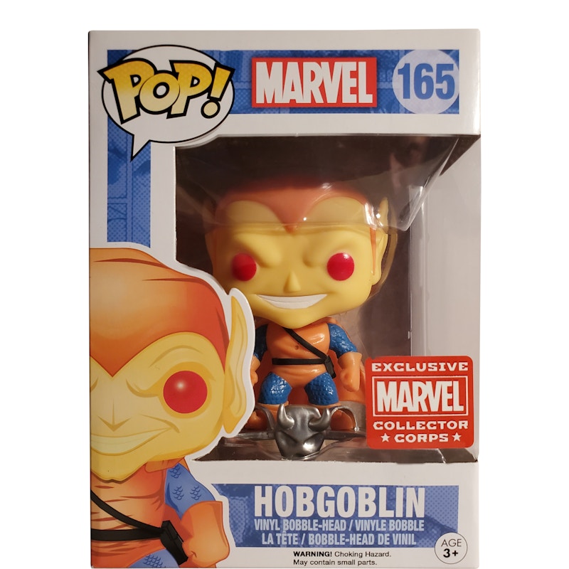 Funko Pop! Marvel Hobgoblin Marvel Collector Corps Exclusive Bobble-Head Figure #165