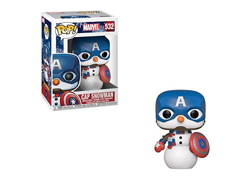 Funko Pop! Marvel Holiday Captain America Snowman Figure #532