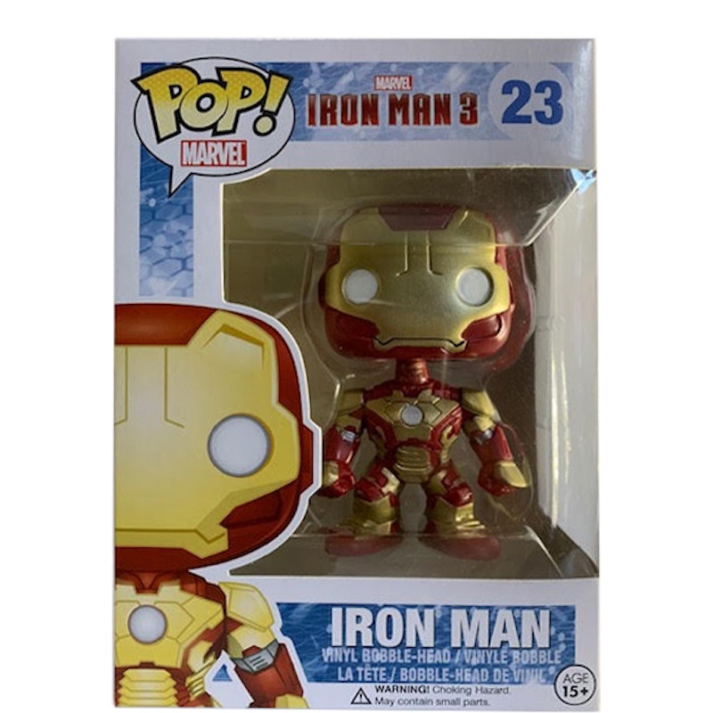 Funko Pop! Marvel Iron Man 3 Iron Man Bobble-Head Figure #23