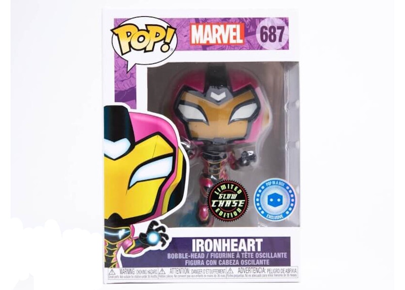 Funko Pop! Marvel Ironheart Chase Pop In a Box Exclusive Figure #687