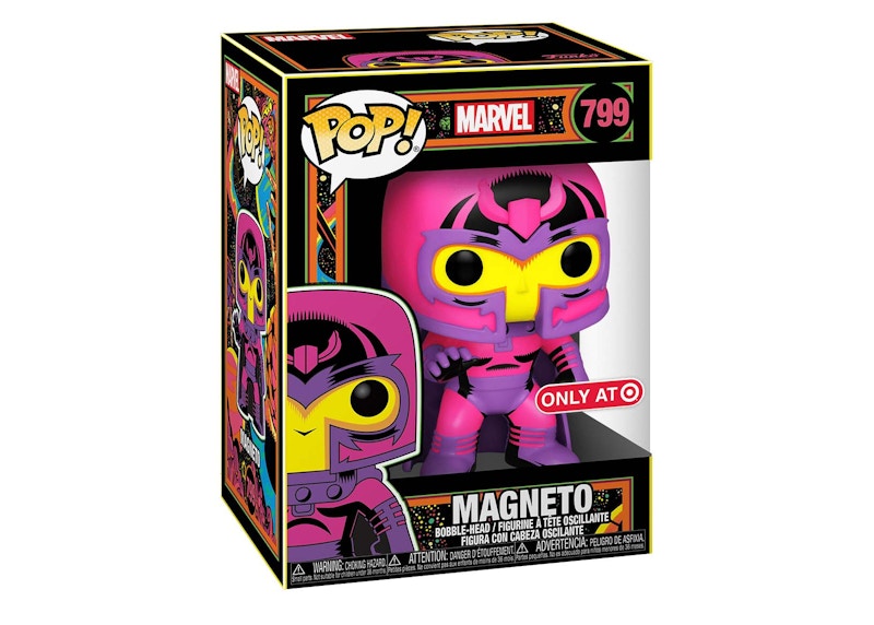 Funko Pop! Marvel Magneto Target Exclusive (Blacklight) Bobble-Head Figure #799