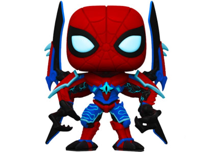 Funko Pop! Marvel Mech Strike Monster Hunters Spider-Man Walmart GITD Chase Exclusive Figure #997