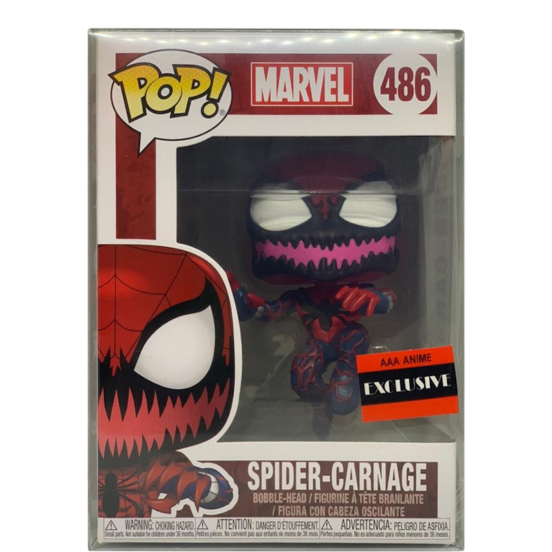 Funko Pop! Marvel Spider-Carnage AAA Anime Exclusive Figure #486