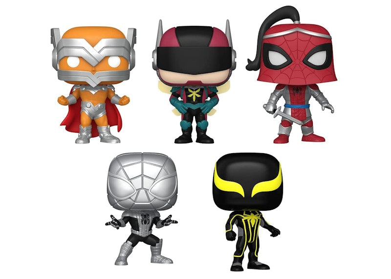 Funko Pop! Marvel Spider-Man Beyond Amazing Collection Amazon Exclusive 5-Pack