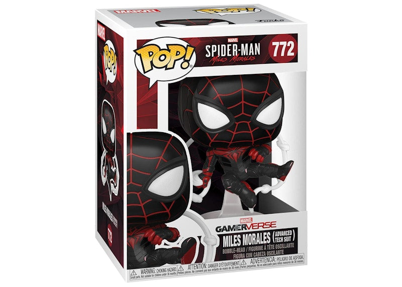 Funko Pop! Marvel Spider-Man Miles Morales Marvel Gamerverse Miles Morales (Advanced Tech Suit) Figure #772