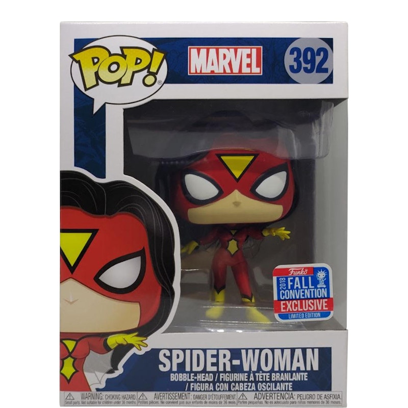 Funko Pop! Marvel Spider-Woman Fall Convention Exclusive Bobble-Head Figure #392
