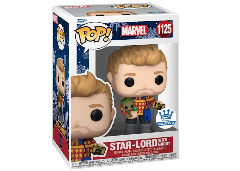 Funko Pop! Marvel Star Lord with Groot Funko Shop Exclusive Figure #1125