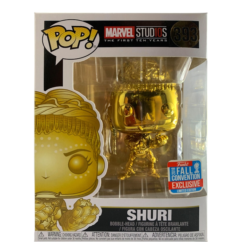 Funko Pop! Marvel Studio 10 Shuri Fall Convention Exclusive Bobble-Head Figure #393