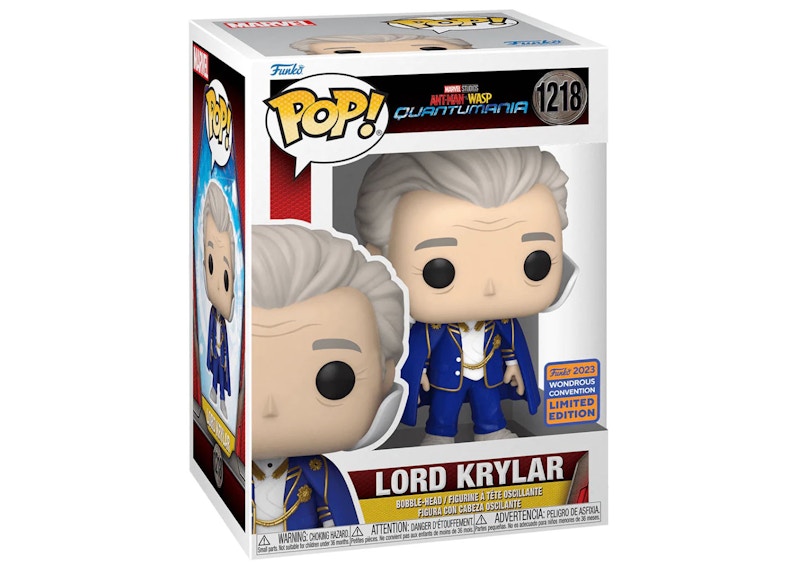 Funko Pop! Marvel Studios Ant-Man and the Wasp Quantumania Lord Krylar 2023 Wondrous Convention Exclusive Figure #1218