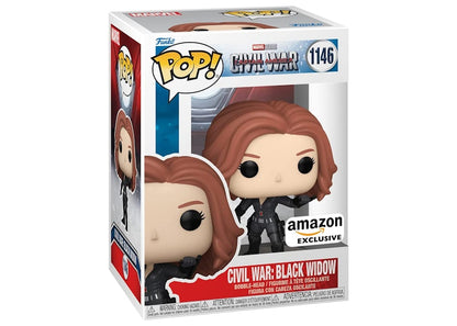 Funko Pop! Marvel Studios Captain America: Civil War Black Widow Amazon Exclusive Figure #1146