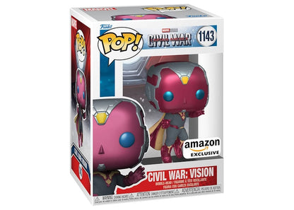 Funko Pop! Marvel Studios Captain America: Civil War Build-A-Scene Vision Amazon Exclusive Figure #1143
