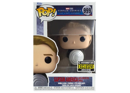 Funko Pop! Marvel Studios Captain America The First Avenger Captain America With Prototype Shield Entertainment Earth Exclusive Figure #999