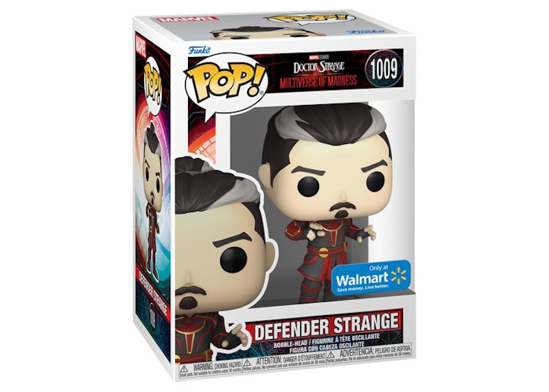 Funko Pop! Marvel Studios Doctor Strange and The Multiverse of Madness Defender Strange Walmart Exclusive Figure #1009