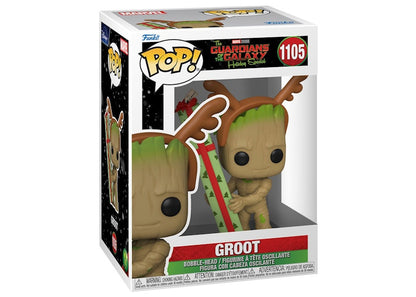 Funko Pop! Marvel Studios Guardians of the Galaxy Holiday Special Groot Figure #1105