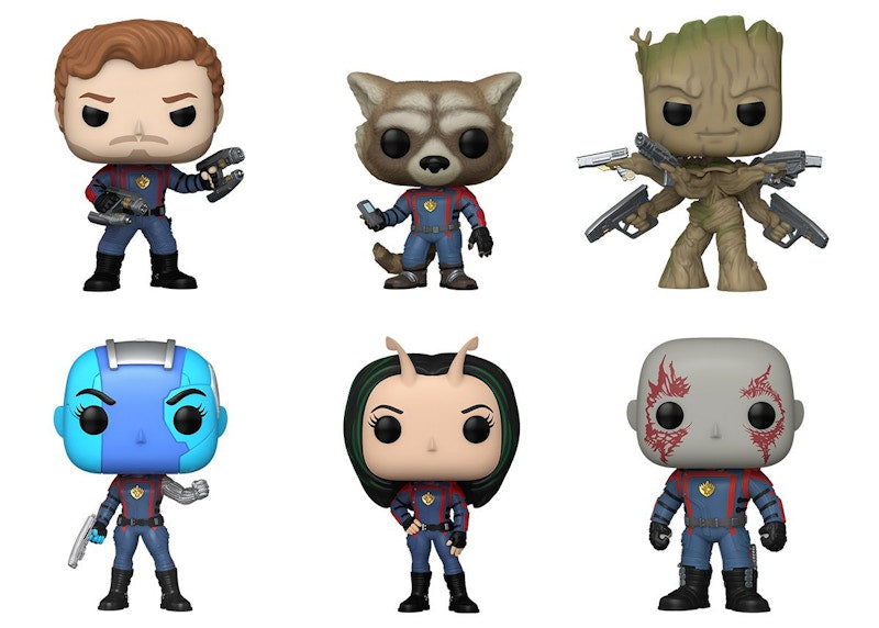 Funko Pop! Marvel Studios Guardians of the Galaxy Vol. 3 Walmart Exclusive Figure 6-Pack