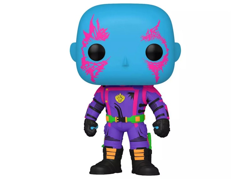 Funko Pop! Marvel Studios Guardians of the Galaxy Volume 3 Blacklight Drax Target Exclusive Figure #1243