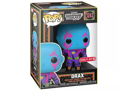 Funko Pop! Marvel Studios Guardians of the Galaxy Volume 3 Blacklight Drax Target Exclusive Figure #1243