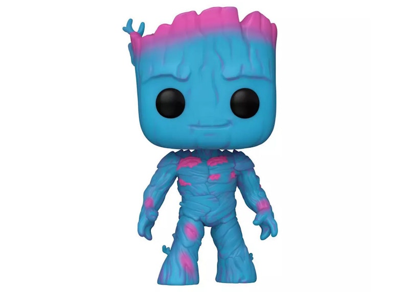 Funko Pop! Marvel Studios Guardians of the Galaxy Volume 3 Blacklight Groot 10 Inch Target Exclusive Figure #1242