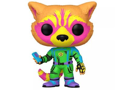 Funko Pop! Marvel Studios Guardians of the Galaxy Volume 3 Blacklight Rocket Target Exclusive Figure #1241